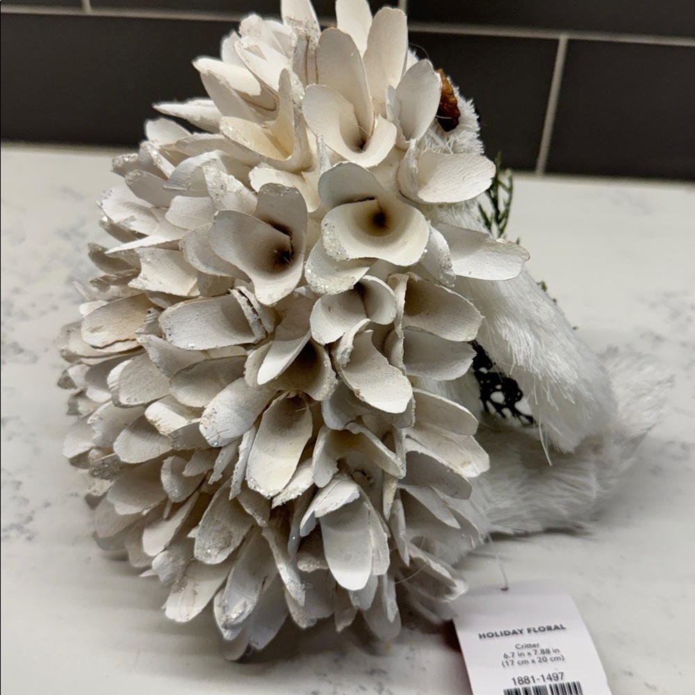 Pinecone Hedgehog Holiday Ornament - Picture 5 of 6